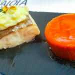 Presentación de las "Jornadas Gastronómicas del arroz y el vino valenciano" - Coulant de pimientos y bacalao