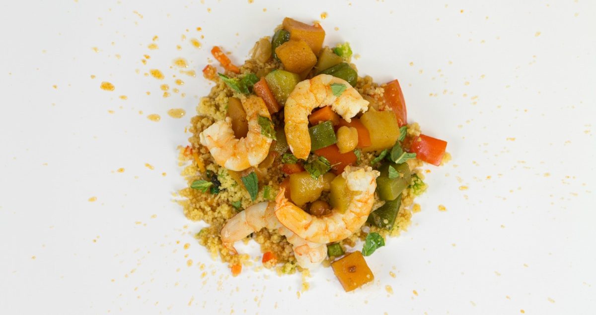 La receta de los Viernes - Cous cous de langostinos La receta de los Viernes - Cous cous de langostinos