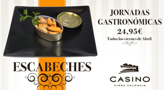 Los escabeches, protagonistas en las jornadas gastronómicas de abril en Casino Cirsa Valencia