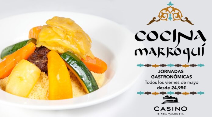 La cocina marroquí, protagonista en las jornadas gastronómicas de mayo en Casino Cirsa Valencia
