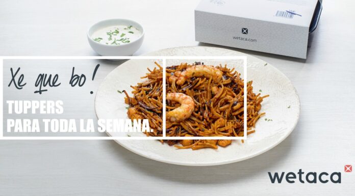 Wetaca, la empresa de tuppers de chef a domicilio, llega a Valencia