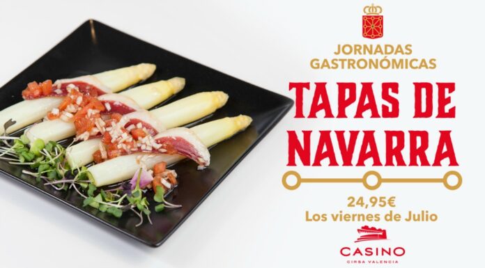 Las tapas de Navarra, protagonistas de julio en Casino Cirsa Valencia