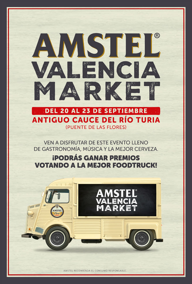 Vuelve el AMSTEL VALENCIA MARKET para reconocer al mejor Food Truck valenciano