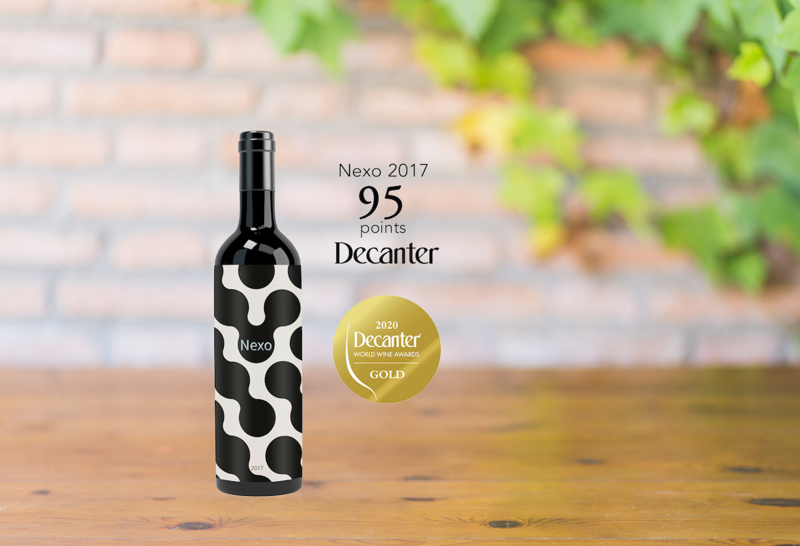 Nexo de Bodegas Jiménez Vila medalla de oro premios Decanter 2020